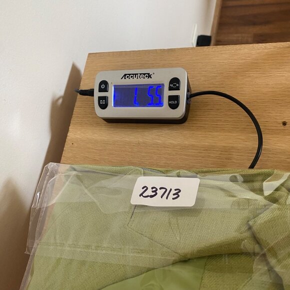 Le Suit Blazer Womens 16W Plus Green Button Front Peak Lapel Office Career Work - Picture 9 of 9